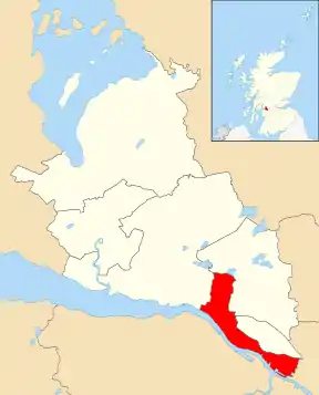 Location of the ward