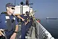 USCGC&nbsp;Northland crew returning from a bording
