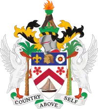 Coat of arms of Saint Kitts and Nevis