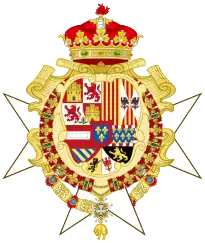 Coat of arms as Infante of Spain