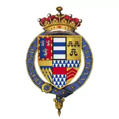 Quartered Arms of Sir William Herbert, 3rd Earl of Pembroke (tenth creation)