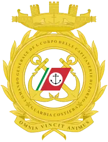 Coat of arms of the Italian Coast Guard Headquarters