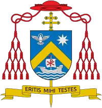 Dominique Mamberti's coat of arms