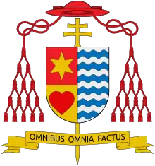 Miguel Obando y Bravo's coat of arms