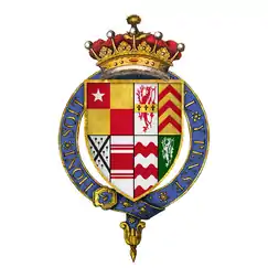 Arms of Sir John de Vere, 15th Earl of Oxford, KG
