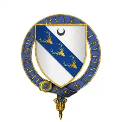 Arms of Sir William Stanley, KG