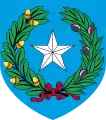 Coat of arms of the Republic of Texas, traditional heraldic shield