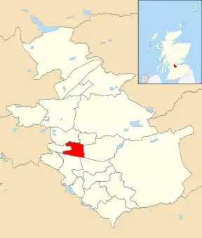 Location of the ward