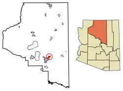 Location of Doney Park in Coconino County, Arizona