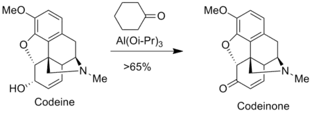 An Oppenauer oxidation of codeine
