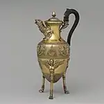 Coffeepot; 1797–1809; silver gilt; height: 33.3&nbsp;cm; Metropolitan Museum of Art (New York City)