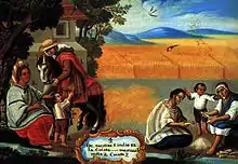 De mestizo e india, sale coiote (From a Mestizo man and an Amerindian woman, a Coyote is begotten).