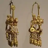 Colchian pendants, riders and horses on wheeled platforms, Georgian National Museum