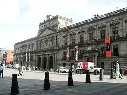 The Palacio de Minería, built between 1797 and 1813 by the Spanish-Mexican architect Manuel Tolsá