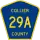 County Road 29A marker
