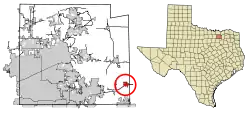 Location of Josephine in Collin County, Texas
