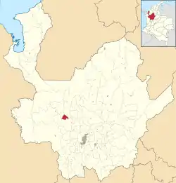 Location of the municipality and town of Giraldo, Antioquia in the Antioquia Department of Colombia