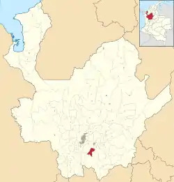 Location of the municipality and town of La Ceja in the Antioquia Department of Colombia