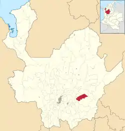 Location of the municipality and town of San Rafael, Antioquia in the Antioquia Department of Colombia