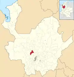 Location of the municipality and town of Sopetrán in the Antioquia Department of Colombia