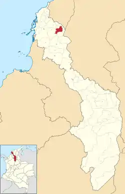 Location of the municipality and town of Arroyo Hondo in the Bolívar Department of Colombia