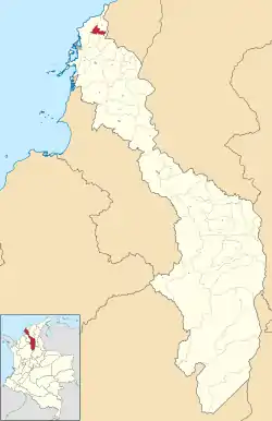 Location of the municipality and town of Clemencia in the Bolívar Department of Colombia