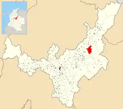 Location of the municipality and town of Socha in the Boyacá Department of Colombia.