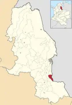Location of the municipality and town of Herrán in the Norte de Santander Department of Colombia.