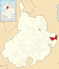 Location of the municipality and town of Concepción in the Santander  Department of Colombia