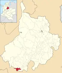 Location of the municipality and town of Florián in the Santander Department of Colombia.