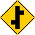SP-18 Staggered crossroads, starting with the left