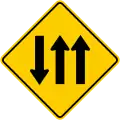 SP-41 Three lanes, one contraflow