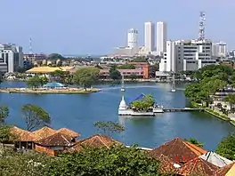 Beira Lake and Slave Island