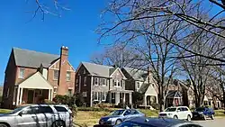 Detached colonial homes in Colonial Place in February 2021.