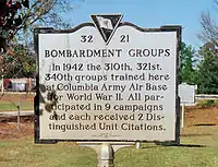 Bombardment Groups historical marker