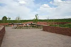 Columbine Memorial as it appeared in 2008