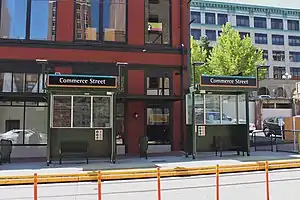 Commerce Street station platform