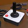 Original Commodore white and black joystick