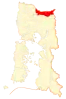 Location of Puyehue communes in Los Lagos Region