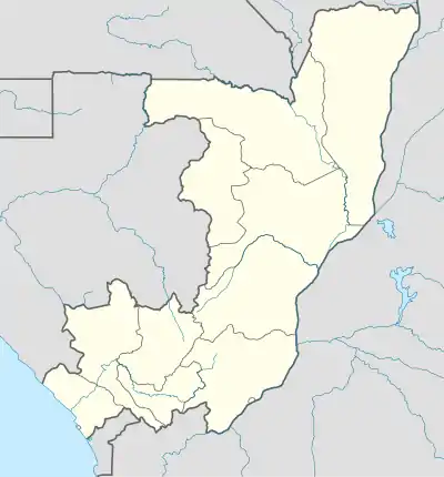 Mbinda is located in Republic of the Congo