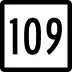 Route 109 marker
