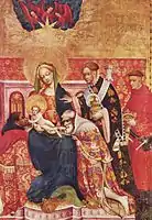 Adoration of the Magi by Conrad von Soest, German, ca. 1420