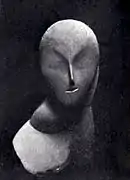 Constantin Brâncuși, Une Muse, 1912, plaster, 45.7&nbsp;cm (18 in.) Armory Show postcard. Exhibited: New York (no. 618); The Art Institute of Chicago (no. 26) and Boston, Copley Hall (no. 8)
