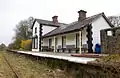 The train station at Coolaney. The line and station are no longer in use.