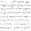 Letter to Florida Governor Thomas Brown, 1851