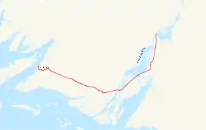 Map of the Copper River Highway