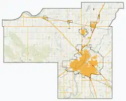 Warman is located in Corman Park No. 344