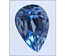 Cornflower blue sapphire