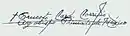 Ernesto Corripio y Ahumada's signature