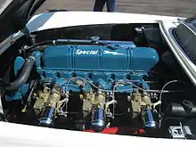 1953 Corvette Blue Flame engine